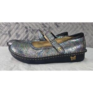 Alegria Womens Nurse Mary Jane PASTEL STONE Clogs Shoes Sz 39 US 8 BEL-752